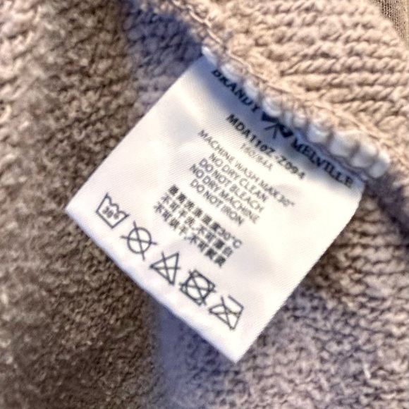 Brandy Melville Beige Zip-Up Hoodie - Picture 5 of 5